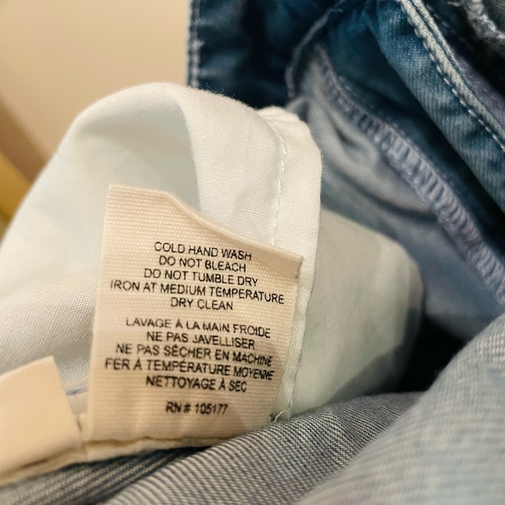 Ulla Johnson Wide-Leg Light Blue Denim Pants Size 8 - Picture 7 of 7